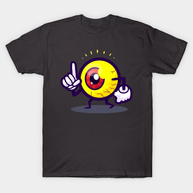 An Evil Eye-dea T-Shirt by DangerHuskie